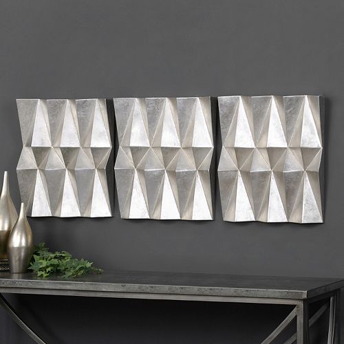 Maxton Geometric Metal Wall Decor 3-piece Set