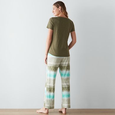 Women's Sonoma Goods For Life® Pajamas: Dreamy Nights Sleep Tee & Pants PJ Set