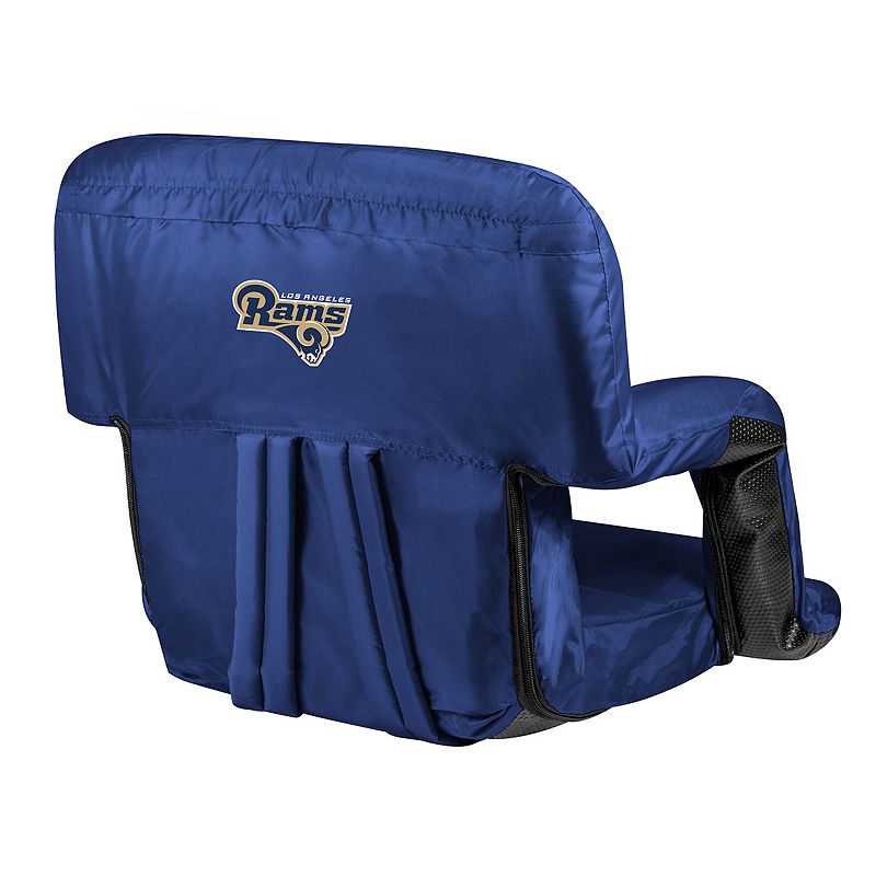 Picnic Time Los Angeles Rams Portable Reclining Seat, Blue