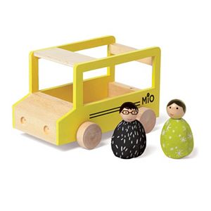 Manhattan Toy MiO School Bus + 2 People Accessory Set