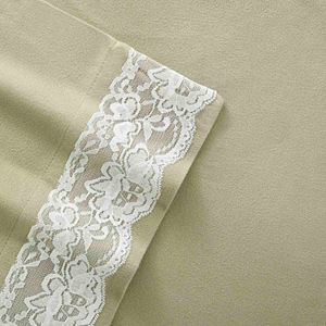 Micro Flannel® Lace Edged Sheet Set