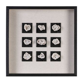 Geode Framed Shadow Box Wall Decor