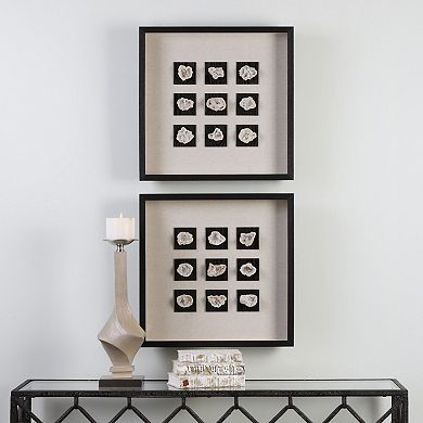 Geode Framed Shadow Box Wall Decor