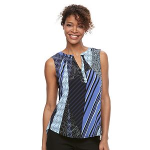 Women's Dana Buchman High-Low Henley