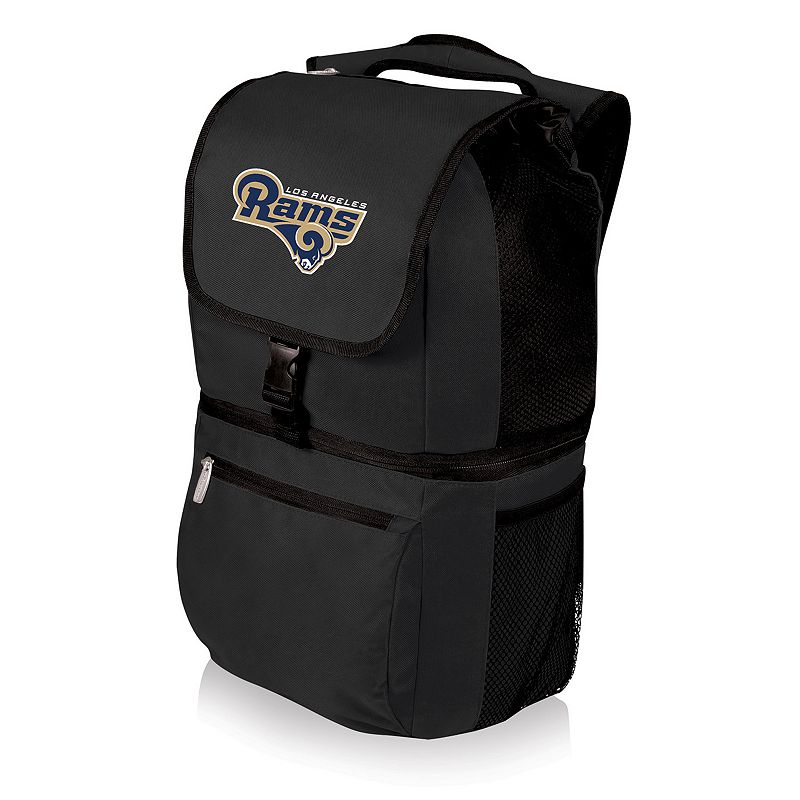 Picnic Time Los Angeles Rams Zuma Backpack Cooler, Black