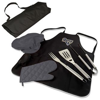Picnic Time Los Angeles Rams BBQ Apron & Tote
