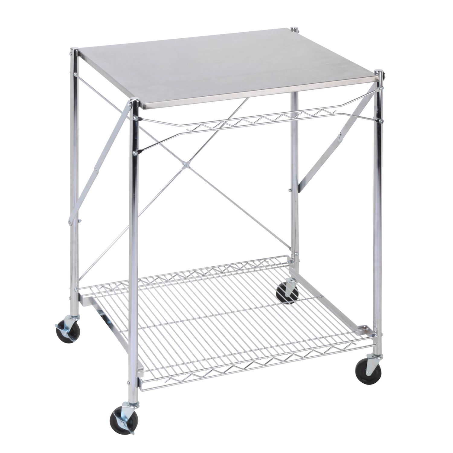 Image for Honey-Can-Do Stainless Steel Folding Work Table at Kohl's.