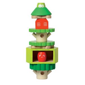 Treehouse Wooden Stack-Up Block Set by Manhattan Toy