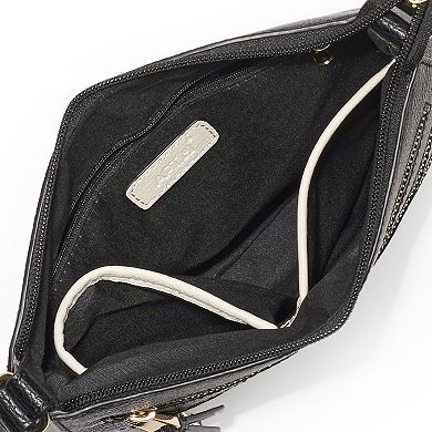 Apt. 9® Robin Triple Zipper Crossbody Bag