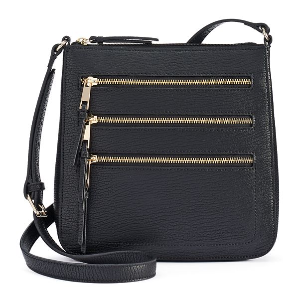 Apt. 9® Triple Zipper Crossbody Bag