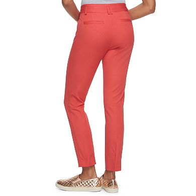 Juniors' Candie's® Audrey Solid Ankle Pants