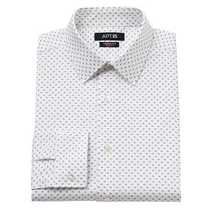 Men's Apt. 9庐 Slim-Fit Premier Flex Collar Stretch Dress Shirt