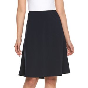Petite Briggs Comfort Waist A-Line Skirt
