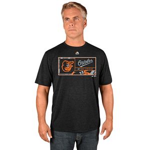 Men's Majestic Baltimore Orioles Division Dominator Synthetic Tee