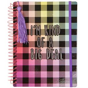 Fashion Angels Rainbow Plaid Planner Set