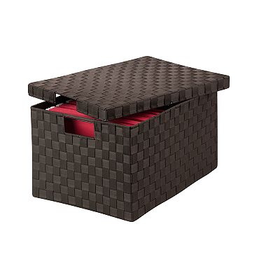 Honey-Can-Do Large Woven File Box