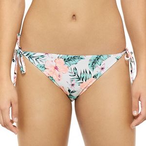 Juniors' Hot Water Floral Hipster Bikini Bottoms