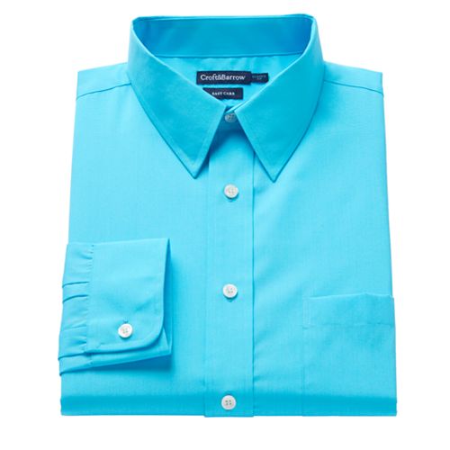 Men's Croft & Barrow® RegularFit EasyCare PointCollar Dress Shirt