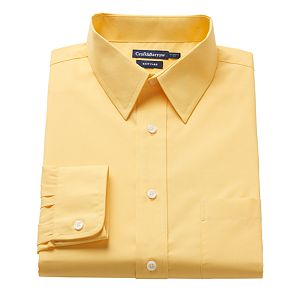 Men's Croft & Barrow庐 Regular-Fit Easy-Care Point-Collar Dress Shirt