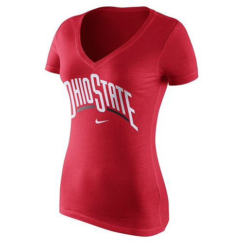 Women's Nike Ohio State Buckeyes Wordmark Tee