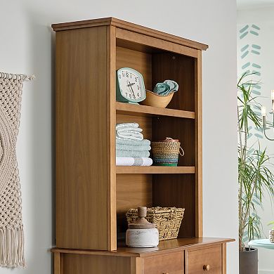 DaVinci Autumn Bookcase With Hutch