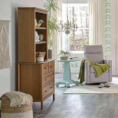 DaVinci Autumn Bookcase With Hutch