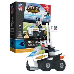 OYO Sports Carolina Panthers Buildable ATV 4-Wheeler with Mascot