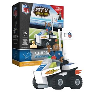 OYO Sports Detroit Lions Buildable ATV 4-Wheeler with Mascot