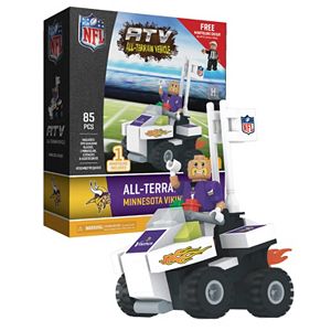 OYO Sports Minnesota Vikings Buildable ATV 4-Wheeler with Mascot