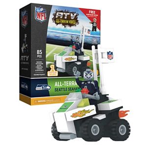 OYO Sports Seattle Seahawks Buildable ATV 4-Wheeler with Mascot