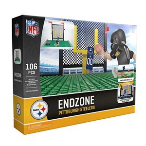 OYO Sports Pittsburgh Steelers 106-Piece Endzone Building Block Set