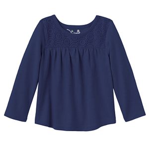 Baby Girl Jumping Beans® Lace-Yoke Tunic