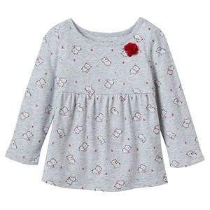 Baby Girl Jumping Beans® Rosette Babydoll Tunic