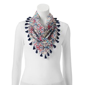 Mudd® Bandana Tassel Square Scarf