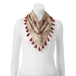 Mudd® Bandana Tassel Square Scarf