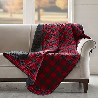 Woolrich Check Quilted Throw