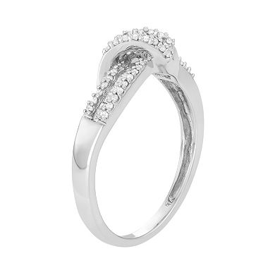 Sterling Silver 1/5 Carat T.W. Diamond Ring
