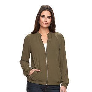 Women's Apt. 9® Solid Bomber Jacket