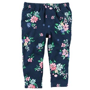 Baby Girl Carter's Floral French Terry Pants