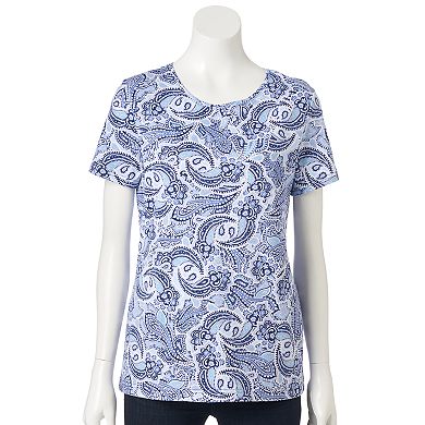 Women's Croft & Barrow® Essential Crewneck Tee