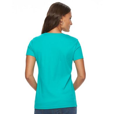Women's Croft & Barrow® Essential Crewneck Tee