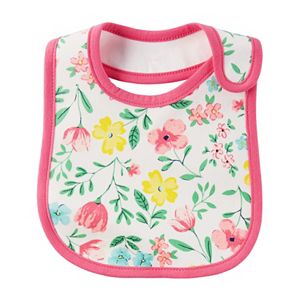 Baby Girl Carter's Floral Bib
