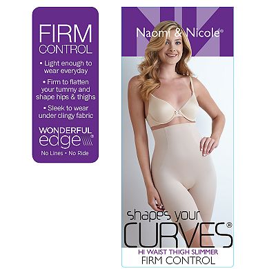 Naomi & Nicole Shapes Your Curves High Waist Thigh Slimmer 7349