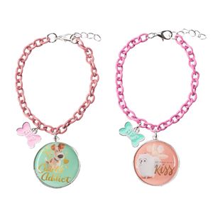 Girls 4-16 The Secret Life of Pets Gidget & Max 2-pc. Best Friends Bracelet Set