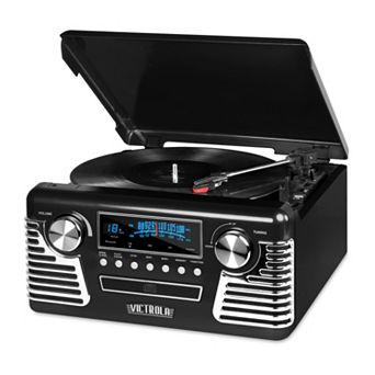 Victrola Retro Record Player with Bluetooth and 3-speed Turntable