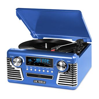 Victrola Retro Record Player with Bluetooth and 3-speed Turntable