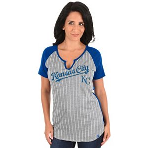 Women's Majestic Kansas City Royals From the Stretch Tee