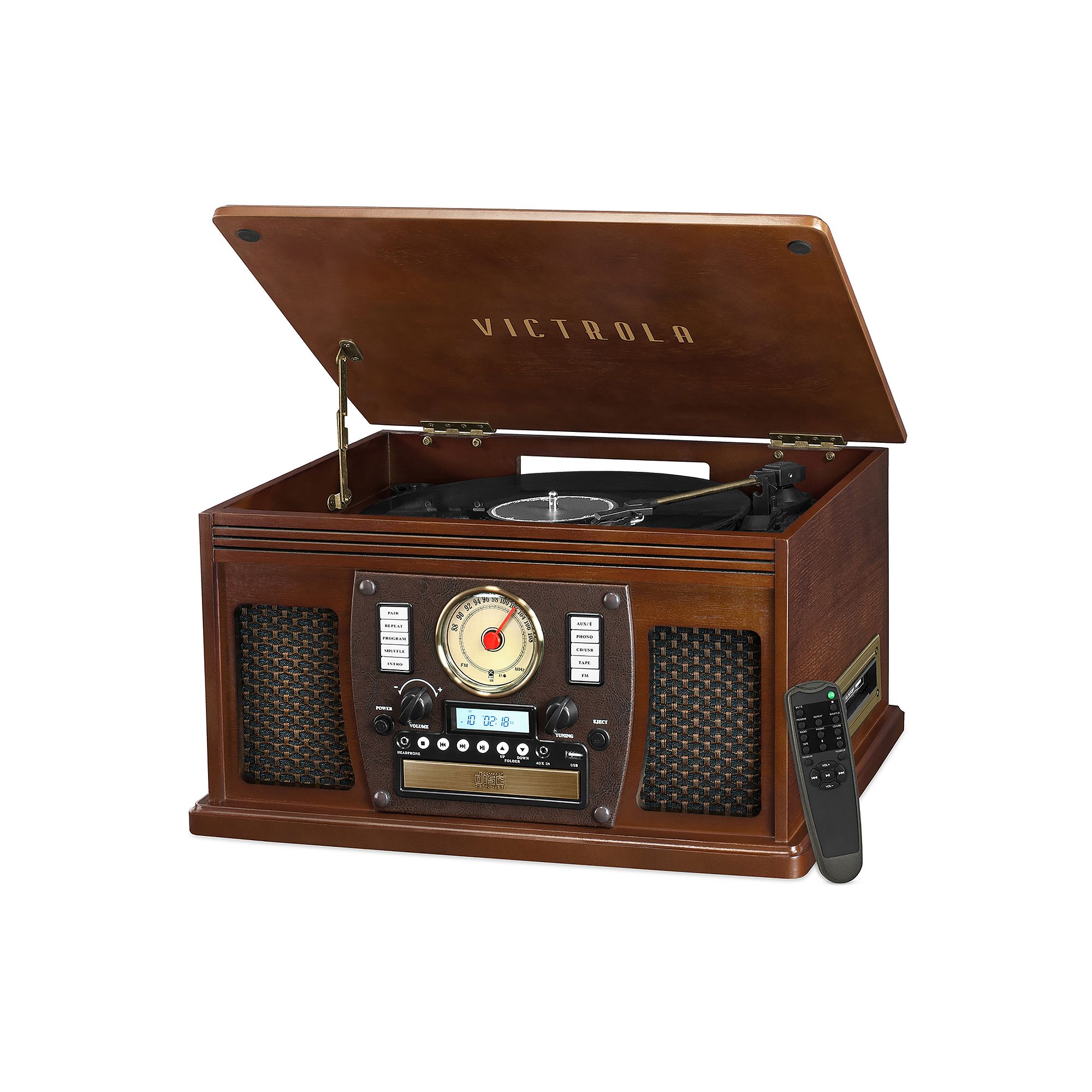 Victrola Navigator Classic Bluetooth Record Player with 3-speed Turntable, 