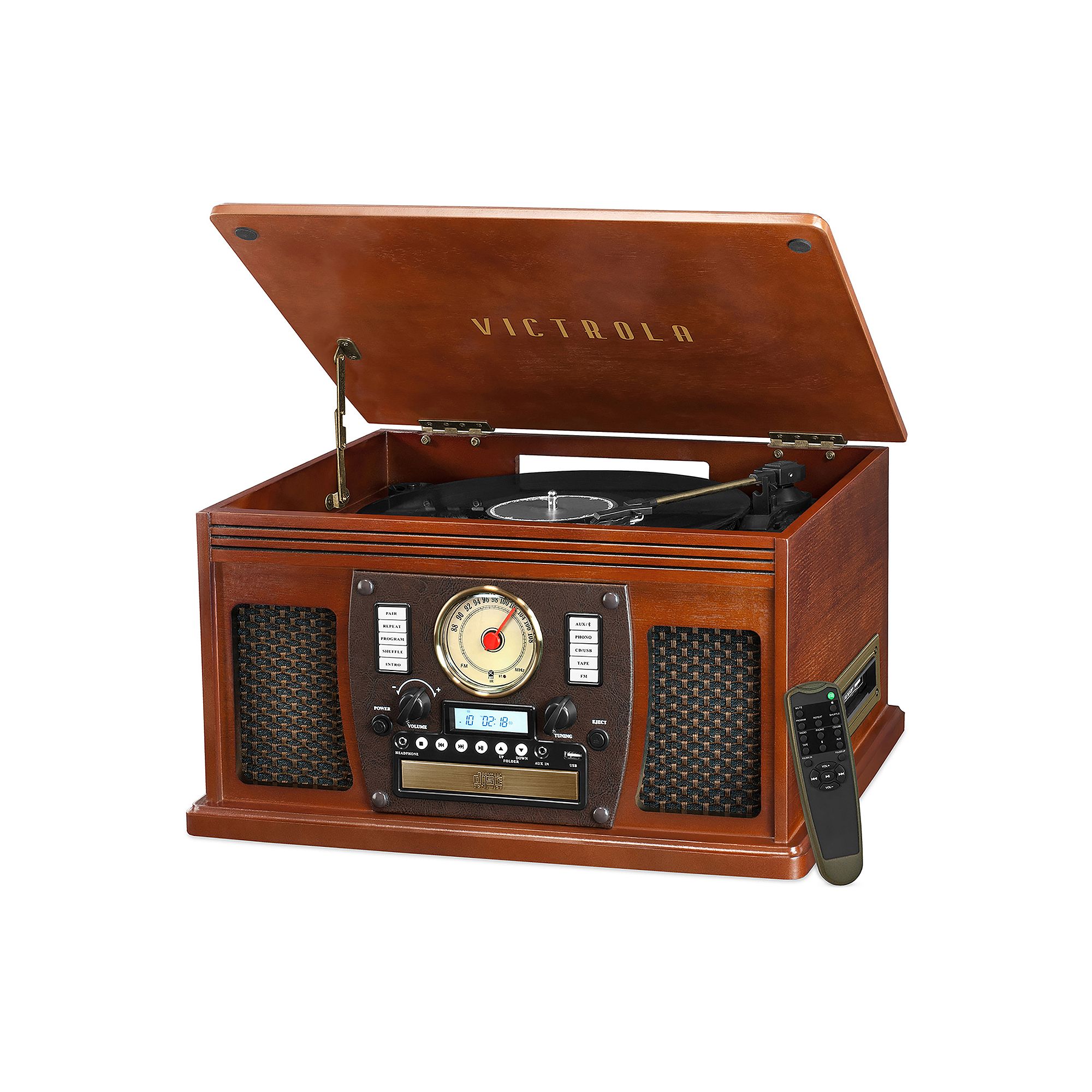 Victrola Navigator Classic Bluetooth Record Player with 3-speed Turntable, 