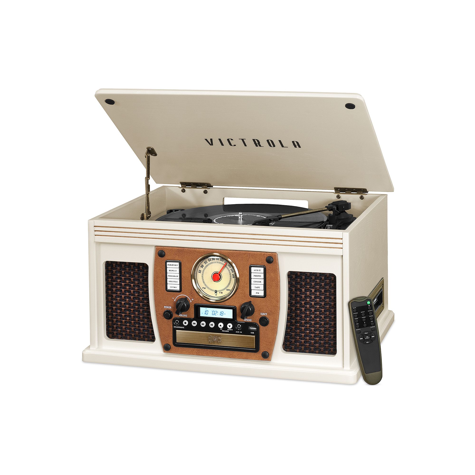 Victrola Navigator Classic Bluetooth Record Player with 3-speed Turntable, 